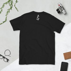 T-shirt Noir Floqué ‘Reaching Sports’ – Unisexe